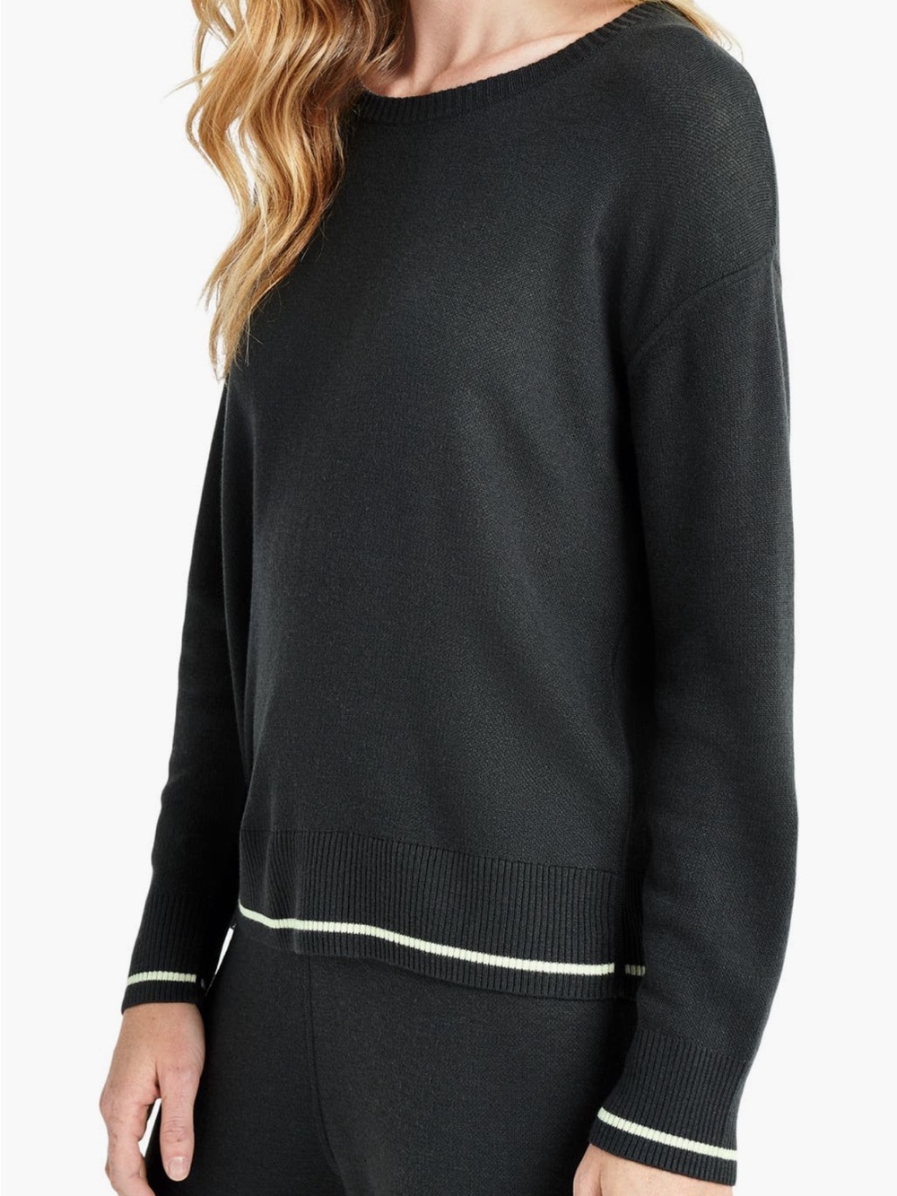 Splendid Sydney Tipped Reversible Sweater Size Medium